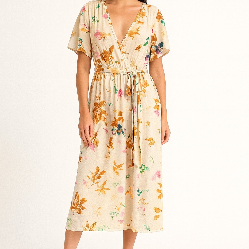 Chaus Multicolor Floral Maxi Dress